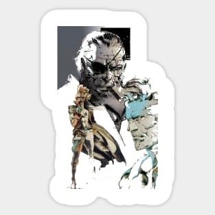 metal gear family reunion Sticker